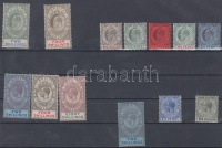 1903-1927 Forgalmi bélyegek (47, 49, 84 postatiszta) / Definitive stamps Mi 42-43, 47-50, 63, 68, 70-73, 84