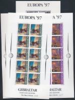 1997 Európa CEPT: Mondák és legendák kisívsor Mi 783-786