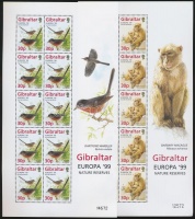 1999 Europa CEPT, természet és nemzeti parkok kisív sor Mi 852-855