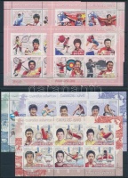 2009 Pekingi Olimpiai bajnokok kisív sor Mi 4011-4080 4 db stecklapon