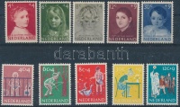 1957-1959 Gyermekekért 2 klf sor Mi 707-711, 739-743 (Mi EUR 29,-)