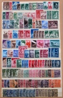 Közel 2640 db német bélyeg és 3 blokk, ebből csaknem 2000 db Deutsches Reich, a többi egyéb német terület, 10 lapos berakóban