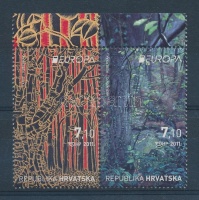 2011 Europa CEPT Erdők ívszéli pár + kisív Mi 996-997