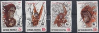 1989 WWF Borneói orángután sor Mi 1291-1294 + 4 CM + 4 FDC-n