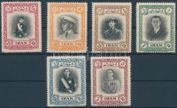1950 Mohammed Reza sah 31. születésnapja sor Mi 826-831 (Mi 828 falcos)