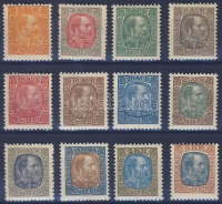 1902 IX. Krisztián király Mi 35-42 + 44-47