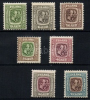 1907 Forgalmi Mi 51-52 + 55 + 57-60 (Mi EUR 193.-)