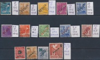 Németország Berlin 1948-1949 1 sor és töredékek (Mi EUR ~90.-)