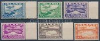 1934 Légiposta bélyeg sor főleg ívszéliek Mi 175-180 B