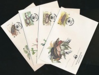 1984 WWF: Boa sor Mi 591 I-594 I + 4 FDC