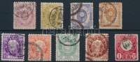 1888 Forgalmi sor Mi 60-68 (foghibák / short perfs.)