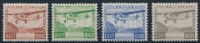 1929 Repülő sor Mi 195-198