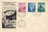1951 Nemzetközi Alpinista Szövetség sor FDC Mi 655-657