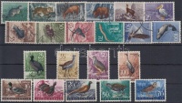 1954, 1958 Fauna 2 klf sor (Mi EUR 100.-)