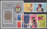 1974-1975 Sport sor Mi 4950-4955 + blokk  Mi 46