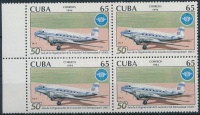 1994 Repülő ívszéli négyestömb Mi 3787 + FDC