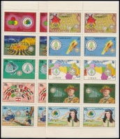 1974 Cserkészet sor 2 teljes ívben Mi 1196-1205 (hajtott)