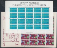 1961+1971 Europa CEPT 2 klf kisív Mi 414, 545 (Mi EUR 26,-)