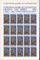 1982 Mezőgazdaság és erdészet kisívsor Mi 802-805
