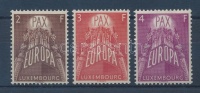 1957 Europa CEPT sor Mi 572-574