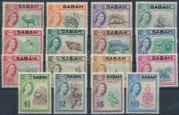 Sabah 1964 Forgalmi sor Mi 1-16