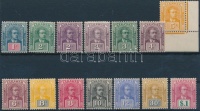 Sarawak 1918 Forgalmi Mi 47-51, 53-57, 59, 61, 65, 67