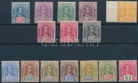 Sarawak 1928 Forgalmi sor Mi 70-84