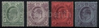 Straits Settlements 1903/1904 Forgalmi sor / Definitive set Mi 92-95