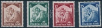 1935 Saar népszavazás sor Mi 565-568 (Mi 565 betapadás nyom)