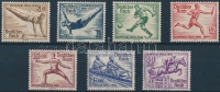 1936 Nyári Olimpia, Berlin 7 érték Mi 609-611, 613-616 (Mi 615 betapadás)