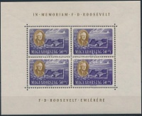 1947 Roosevelt 50f kisív