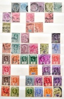 Ceylon és India (feudális államokkal) gyűjtemény 10 lapos közepes berakóban / collection in a medium size stockbook
