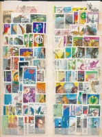 Brazília 1972-2004 ~290 db bélyeg berakólapon (Mi EUR ~300.-)
