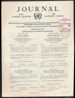 13 db Jurnal of the United Nations 1979 ENSZ Gyermekév bélyeggel és elsőnapi bélyegzéssel