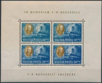 1947 Roosevelt 30f kisív