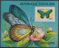 1990 Lepkék sor blokkformátumban Mi 2162-2165 + blokk 356
