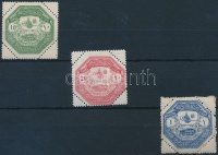 1898 Mi A,B,C 85 (rozsda/stain)