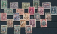 1930 Vasútvonal felülnyomott sor Mi 913-934