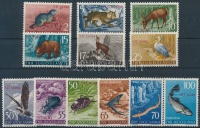 1954 Állatok sor Mi 123-134 (Mi EUR 70.-)