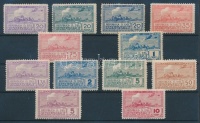 1939/44 Repülő sor Mi 591-598 + 600-603