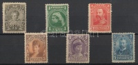 1897-1918 Forgalmi bélyeg sor/ Definitive stamp set Mi 61-66