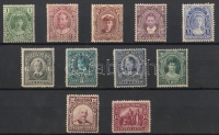 1911 Forgalmi bélyeg sor/ Definitive stamp set Mi 85-95