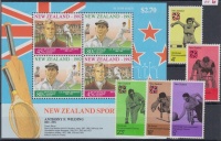 1974 Sport sor Mi 620-624 + 1992 Sport blokk Mi 34