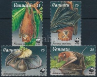 1996 WWF: Denevér sor Mi 1004-1009 + 4 db FDC