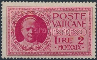 1929 XI. Pius pápa Mi 14 (rozsdafoltok / stain spots)
