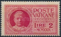 1929 XI. Pius pápa Mi 14 (rozsdafoltok / stain spots)