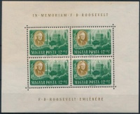 1947 Roosevelt 12f kisív