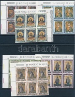 1974 Szent év sor ívsarki hatostömbökben Mi 646-656