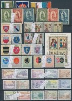 Liechtenstein, belga, luxemburgi, Bermuda szigeti, indonéz, holland, ománi összeállítás A4-es berakólapokon, papírlapokon + pakisztáni Cserkészet teljes ív + zimbabwei FDC