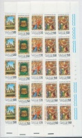 1979 Szent Szaniszló vértanú sor ívsarki tízestömbökben Mi 739-742